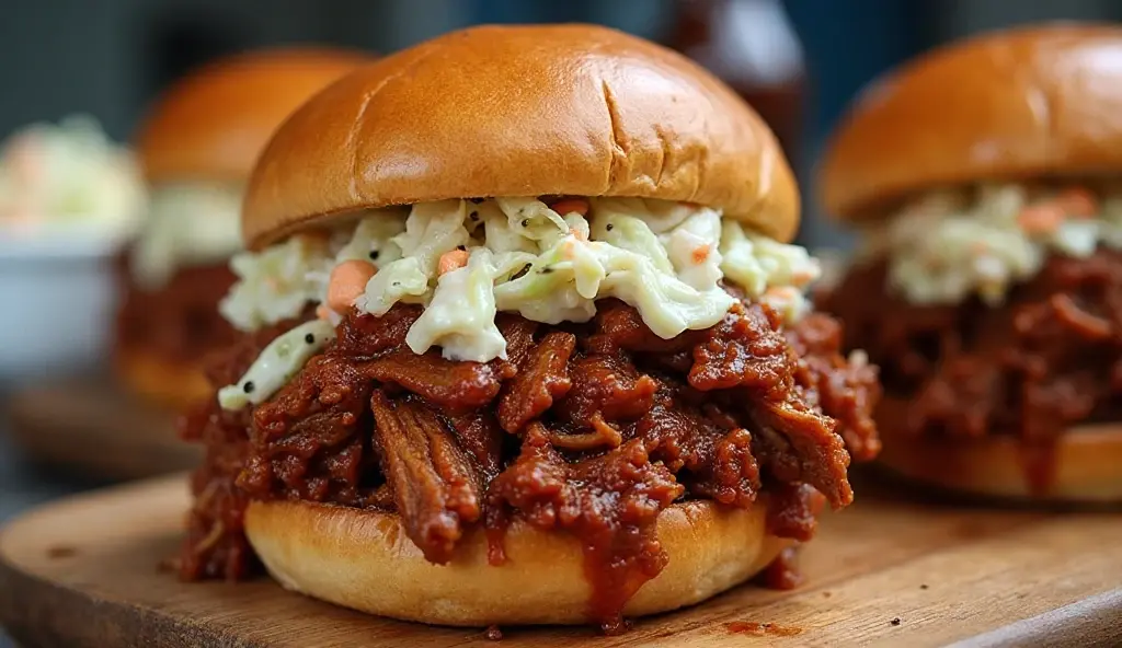 Sweet Apple Butter BBQ Sliders