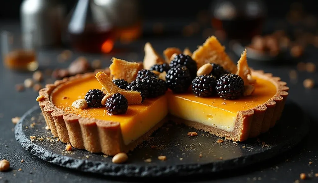 Homemade Maple Pumpkin Chaos Tart