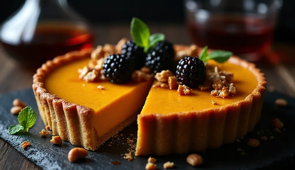 Homemade Maple Pumpkin Chaos Tart