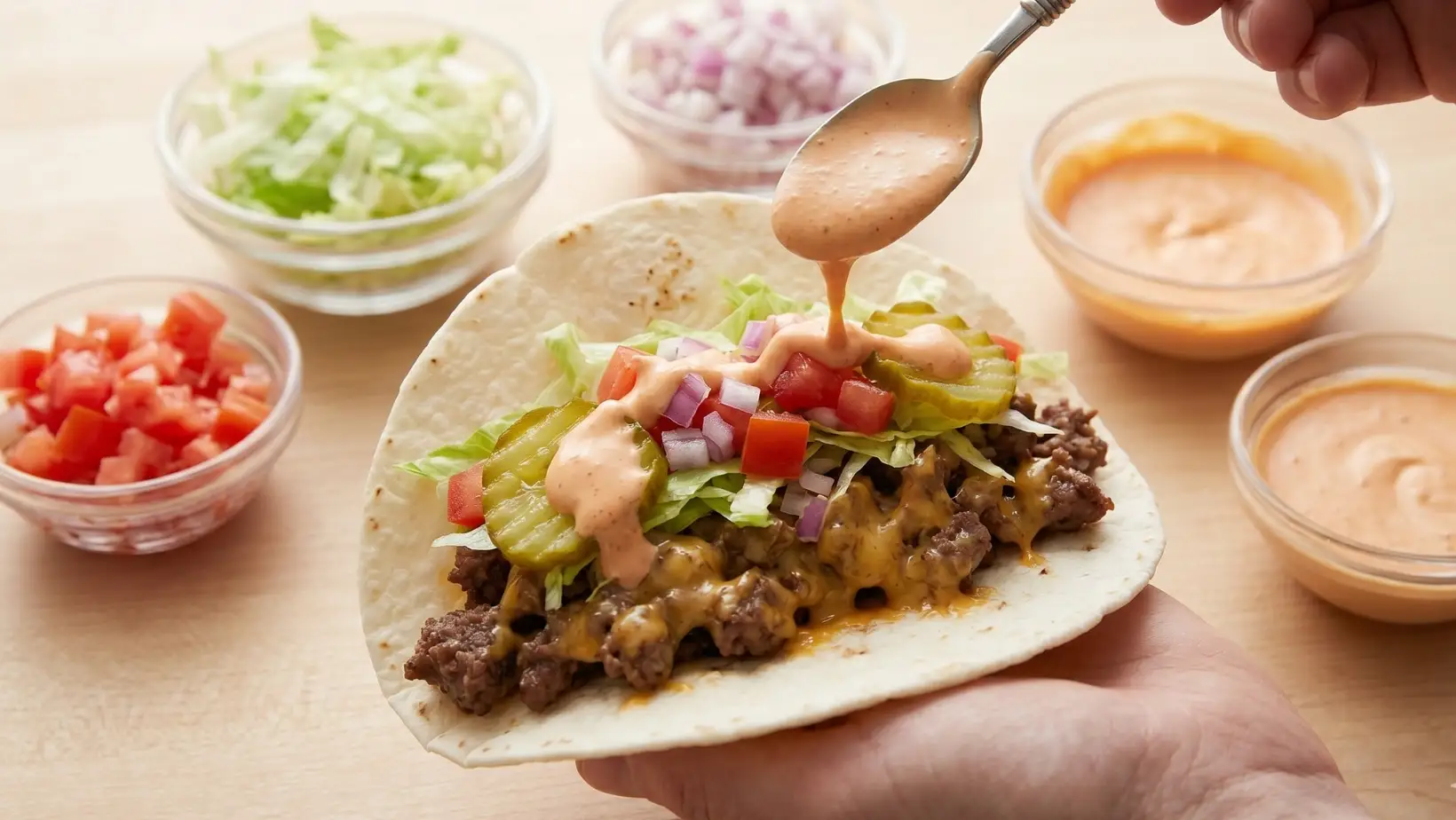 Cheeseburger Tacos