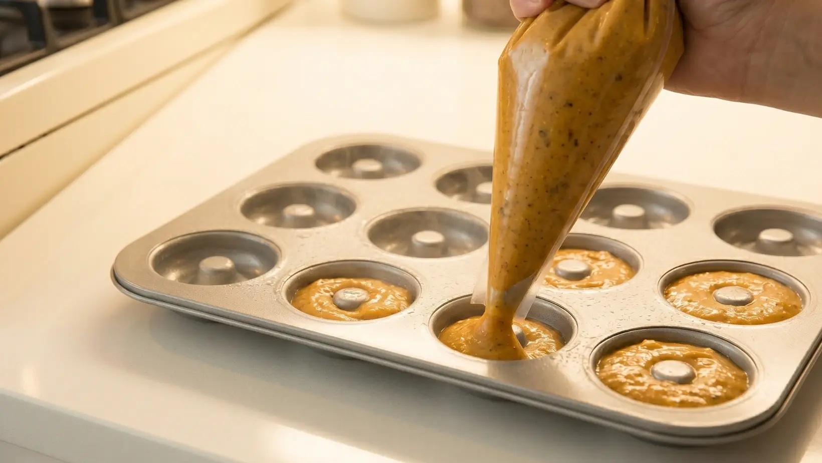 Maple Pecan Pumpkin Donuts