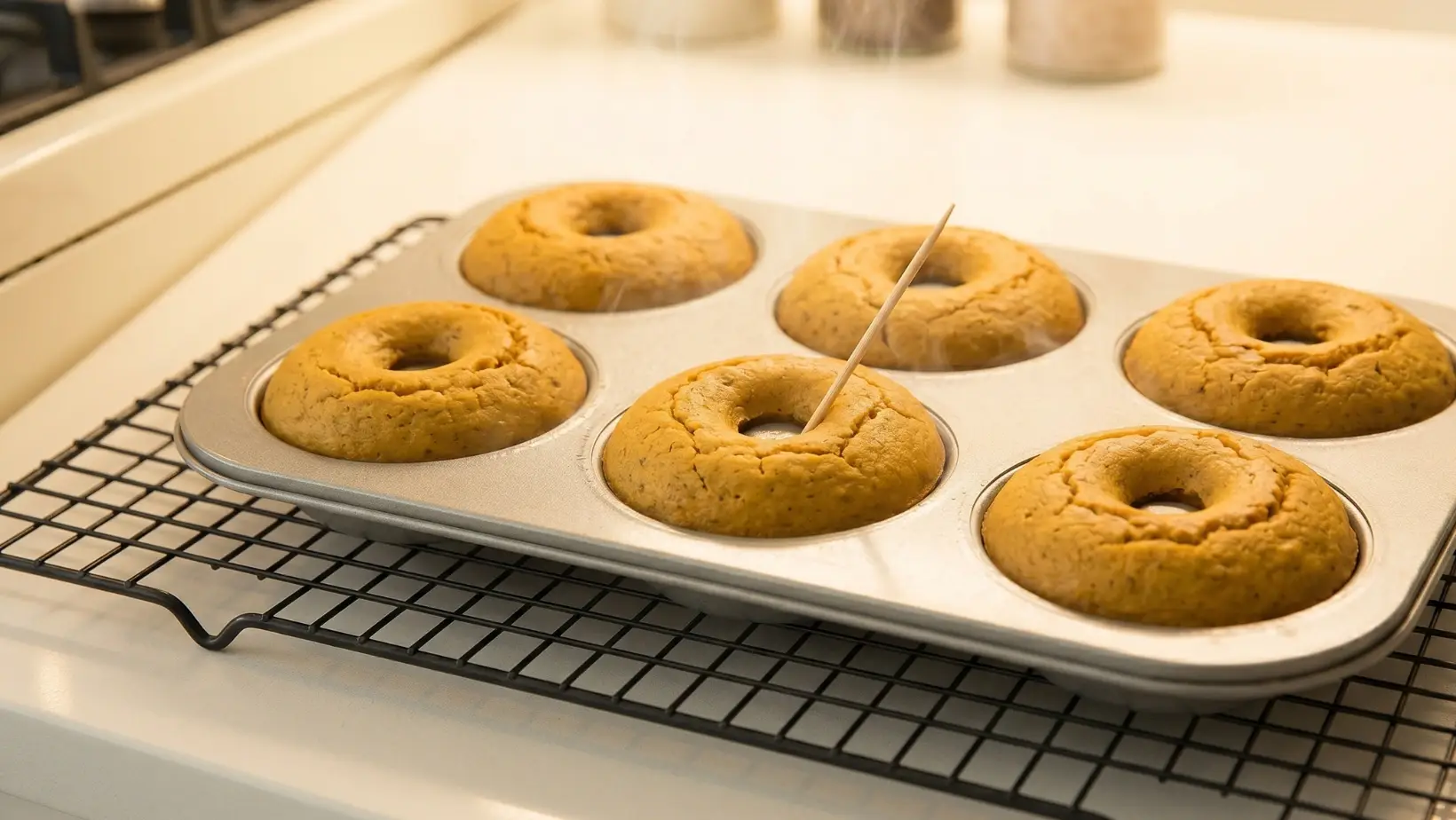 Maple Pecan Pumpkin Donuts