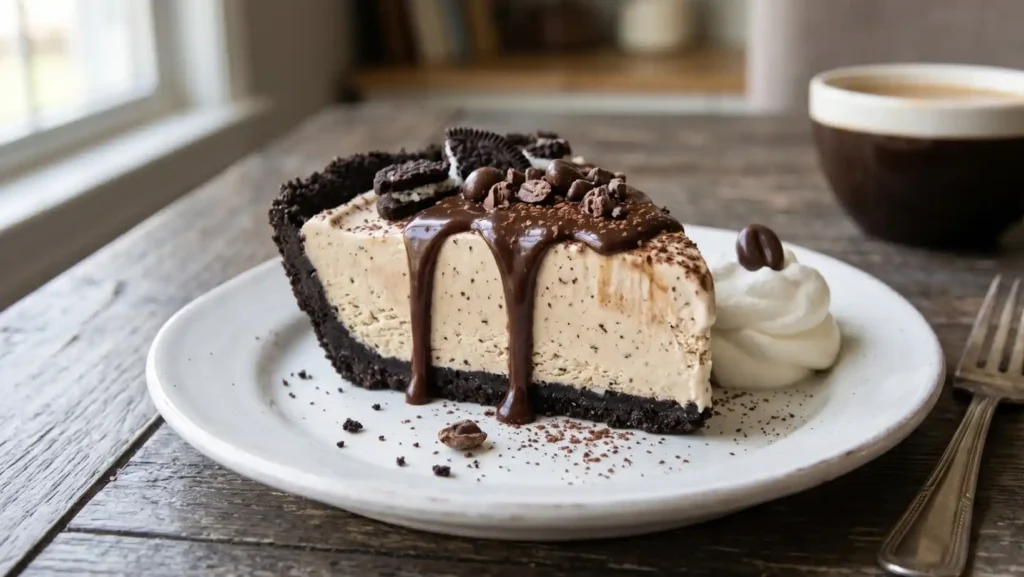Oreo Coffee Ice Cream Pie