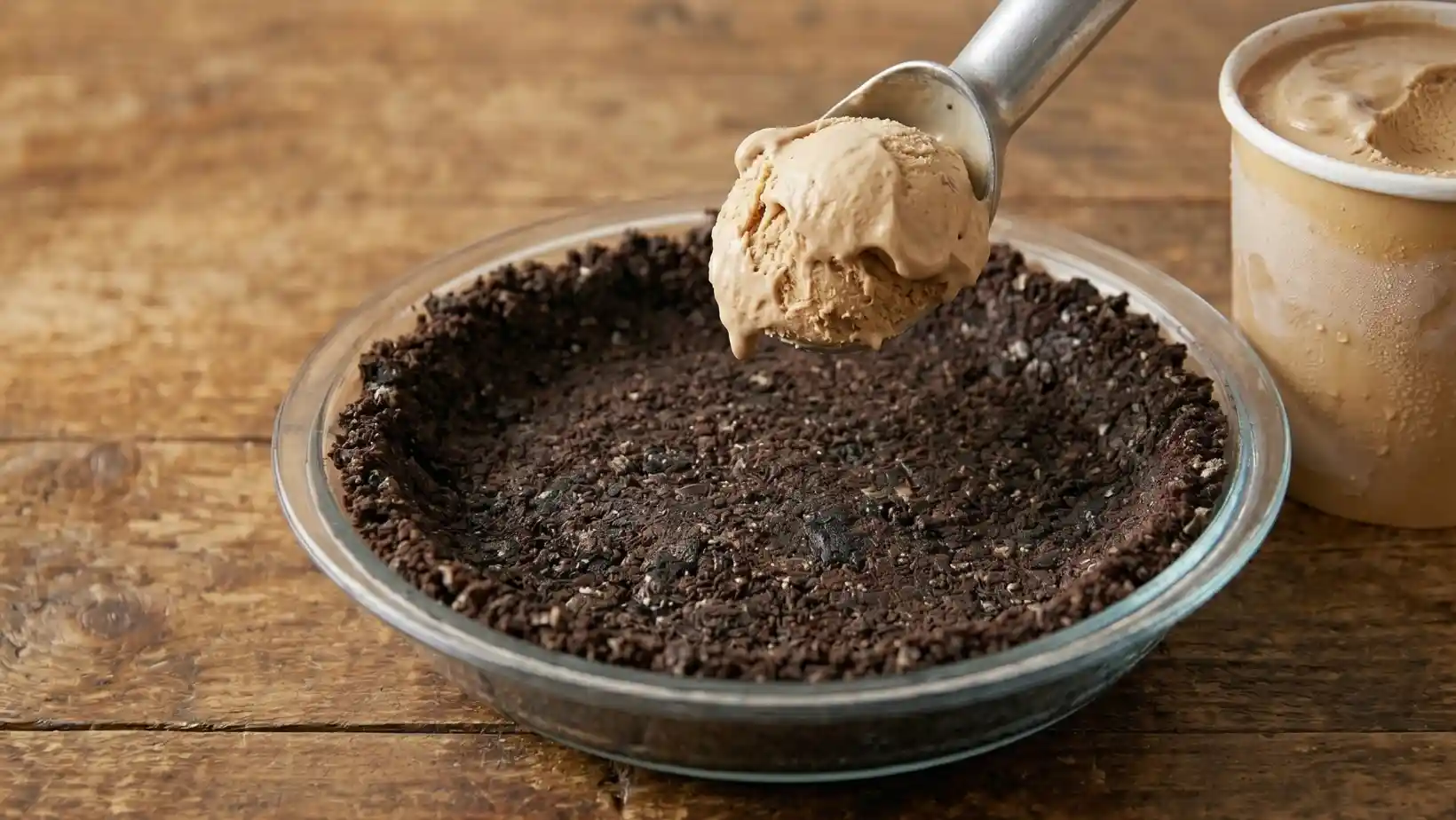 Oreo Coffee Ice Cream Pie