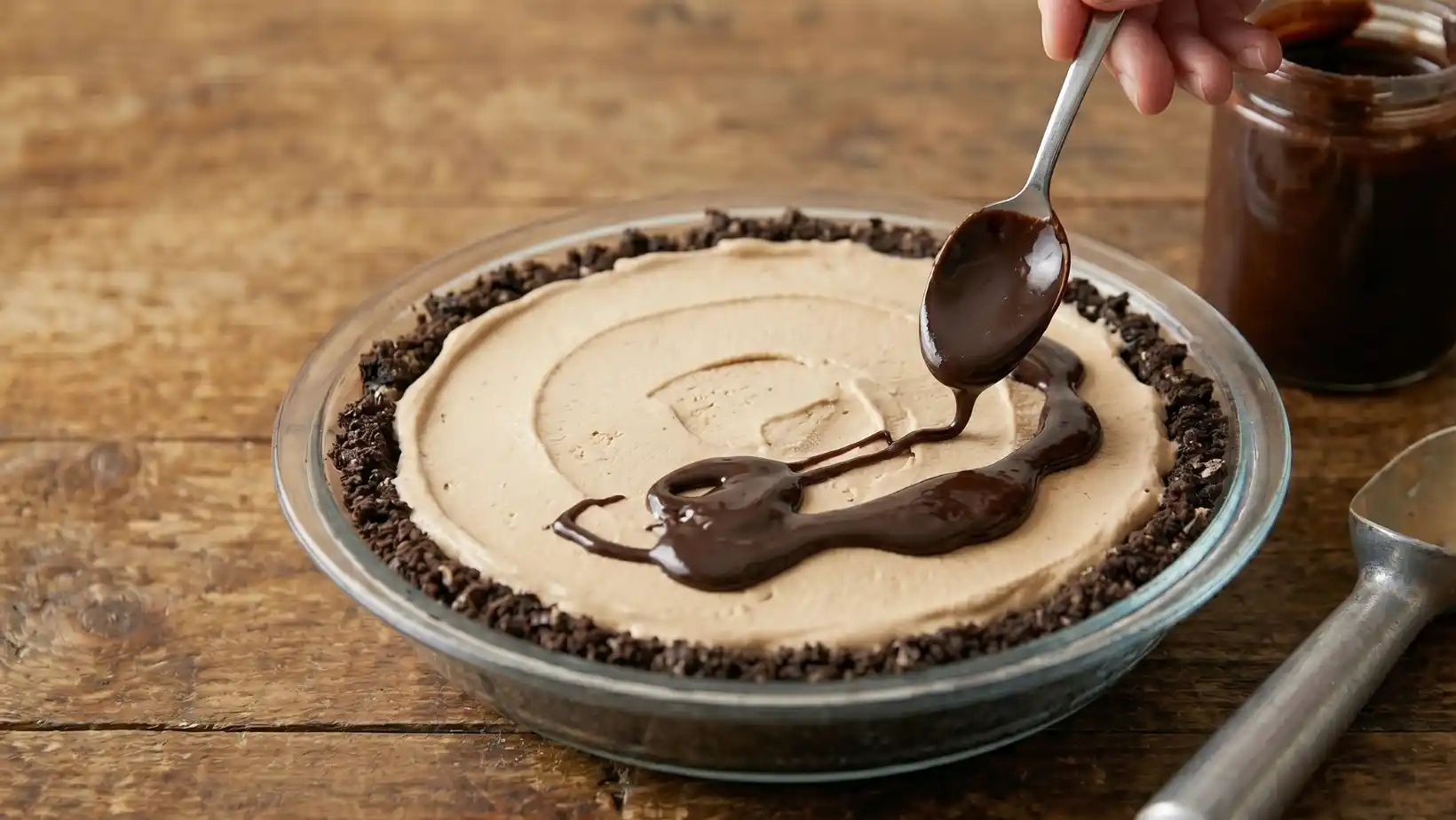 Oreo Coffee Ice Cream Pie
