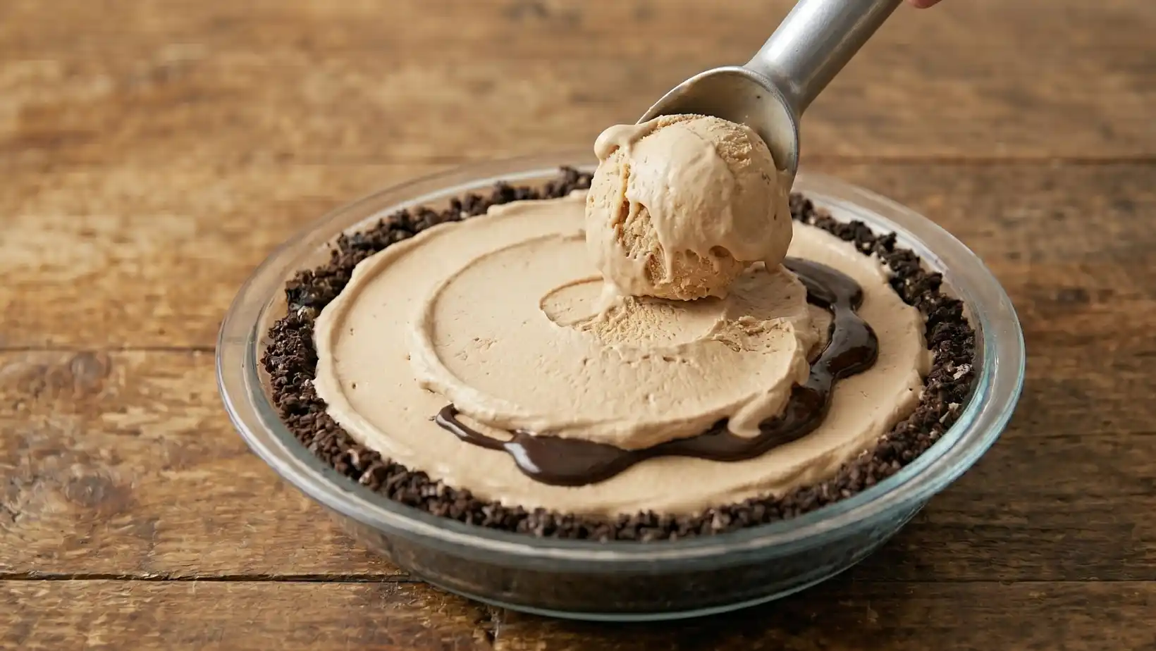 Oreo Coffee Ice Cream Pie