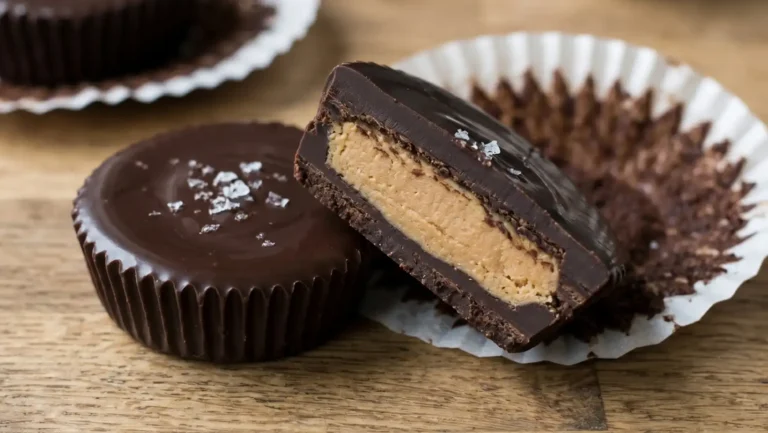 dark chocolate peanut butter cups