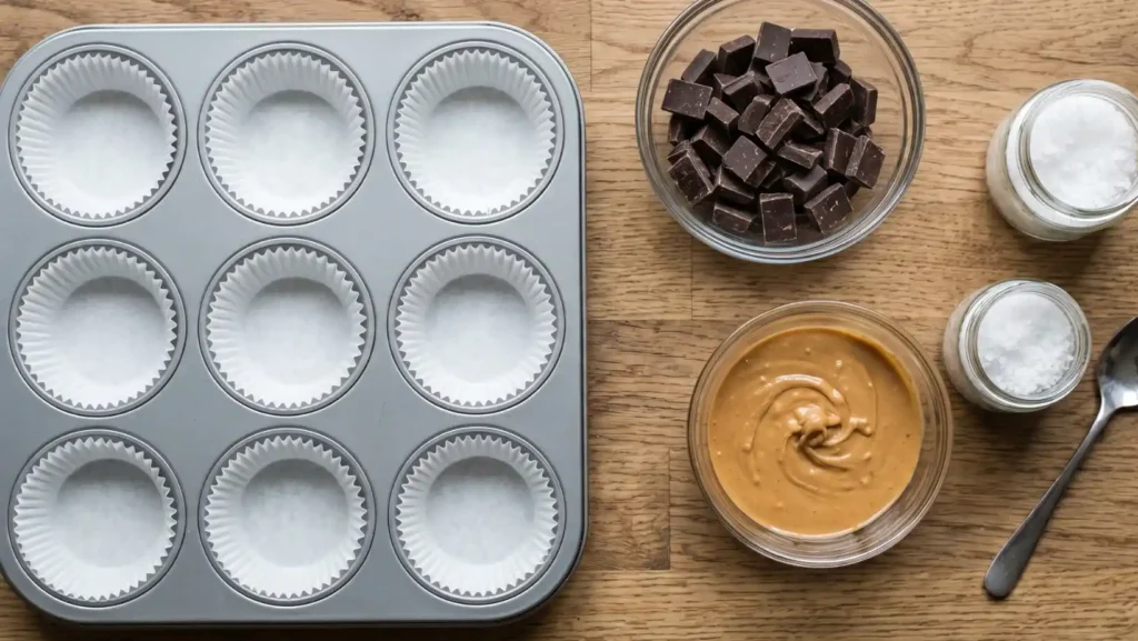 dark chocolate peanut butter cups