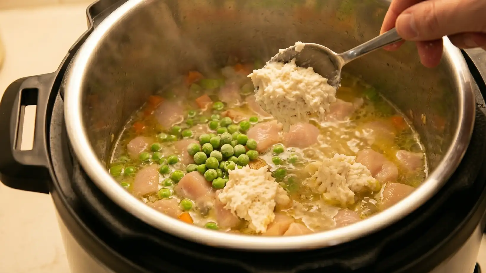 instant pot chicken and dumplings