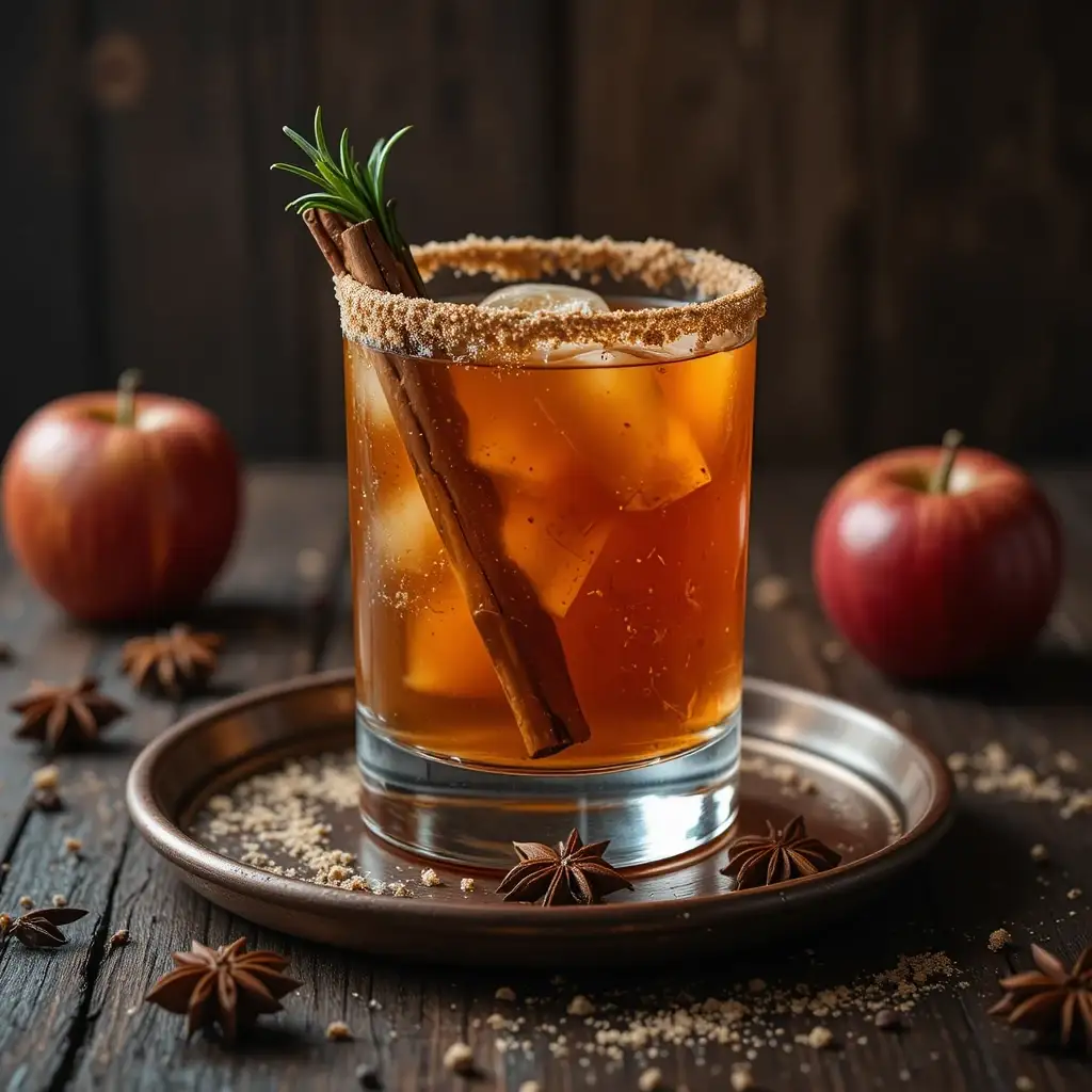 Smoky Harvest Apple Cider Margarita
