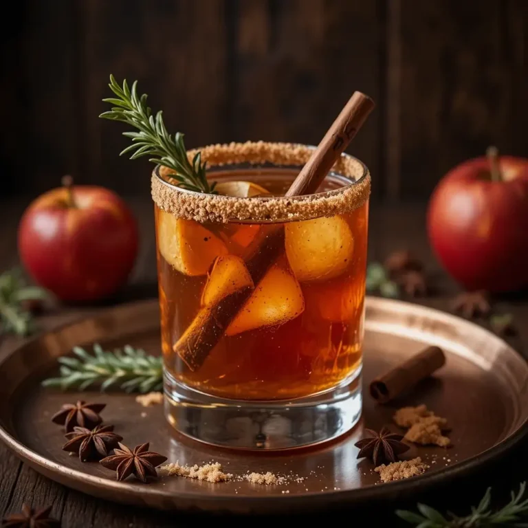 Smoky Harvest Apple Cider Margarita