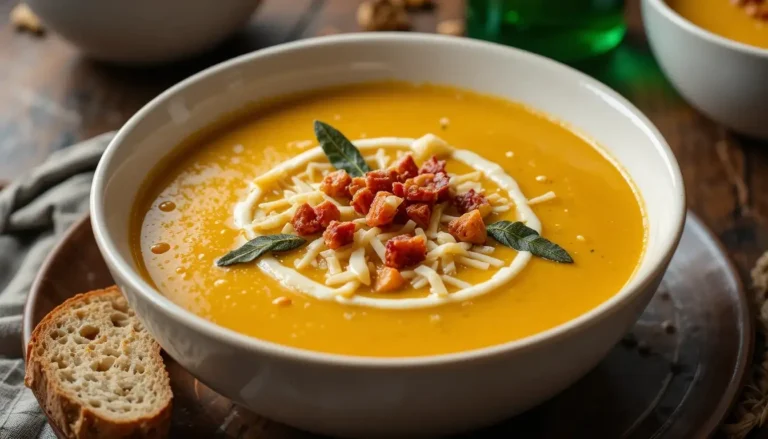 Warm Butternut Squash Sage Soup