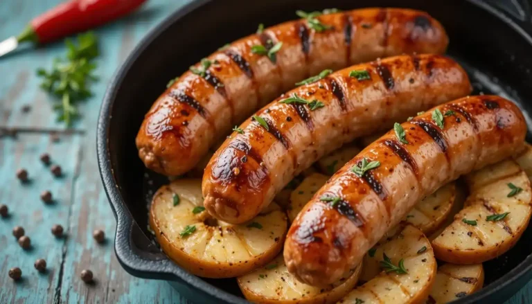 Sweet Caramel Apple Sausage Mashup