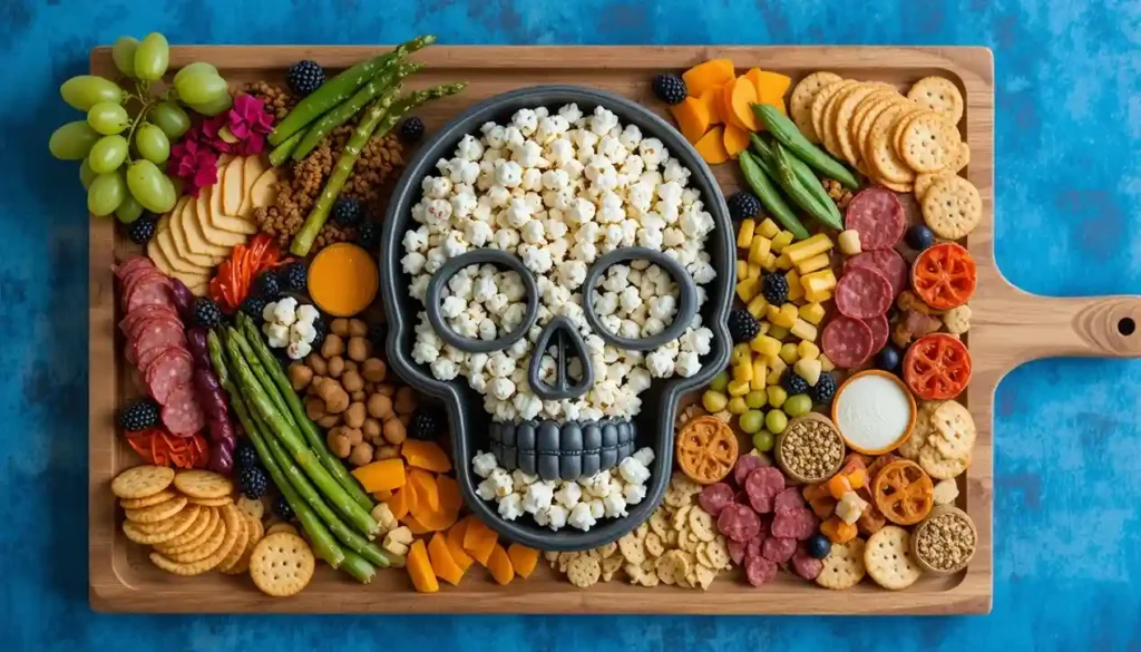 Easy Spooky Pickle Charcuterie Board