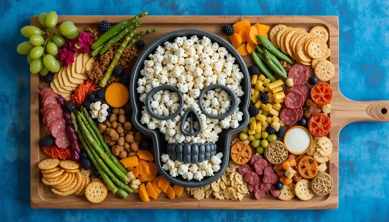 Easy Spooky Pickle Charcuterie Board