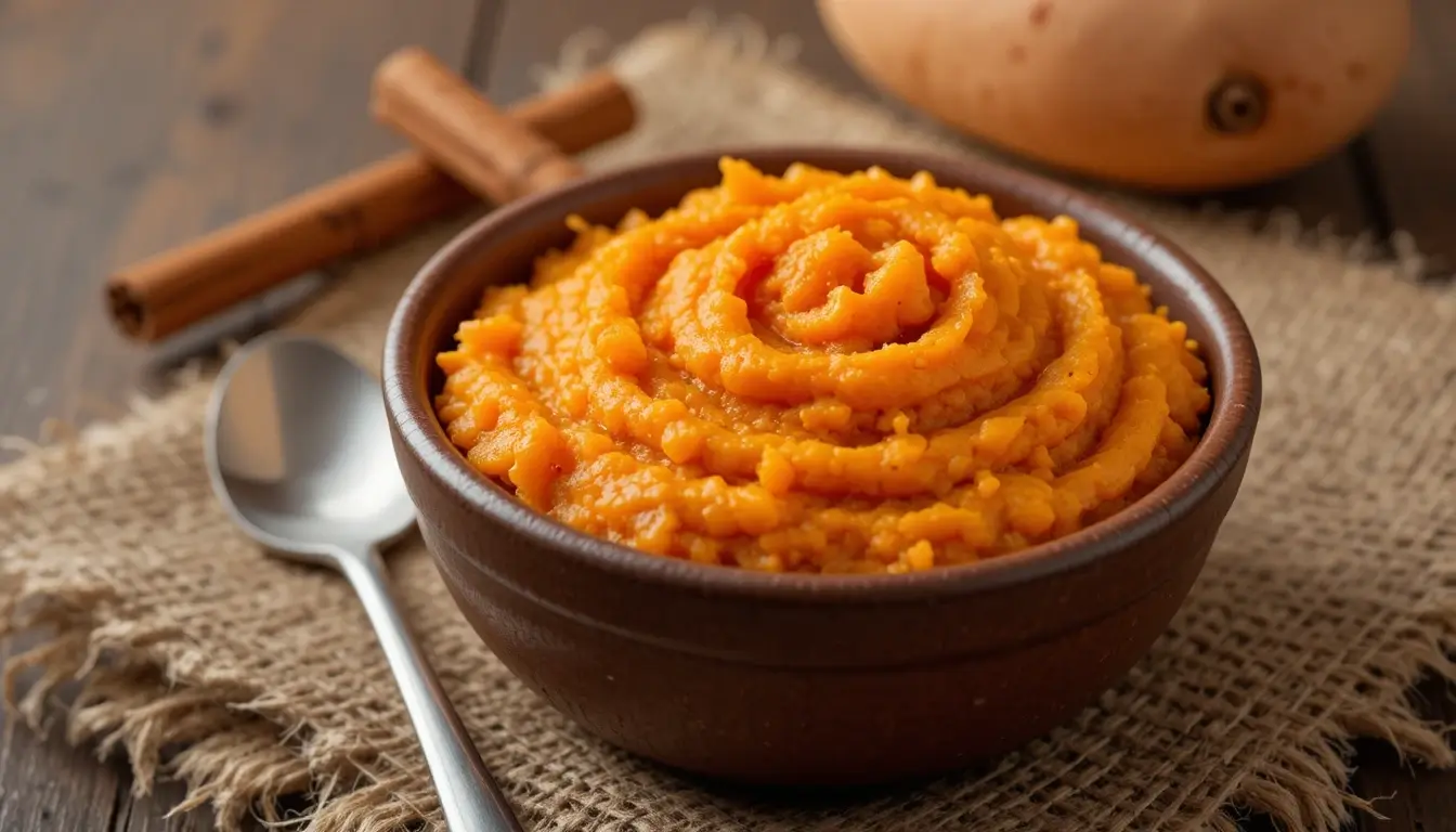 Creamy Sweet Potato Pickle Mash