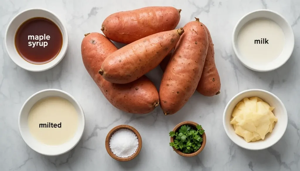 Creamy Sweet Potato Pickle Mash