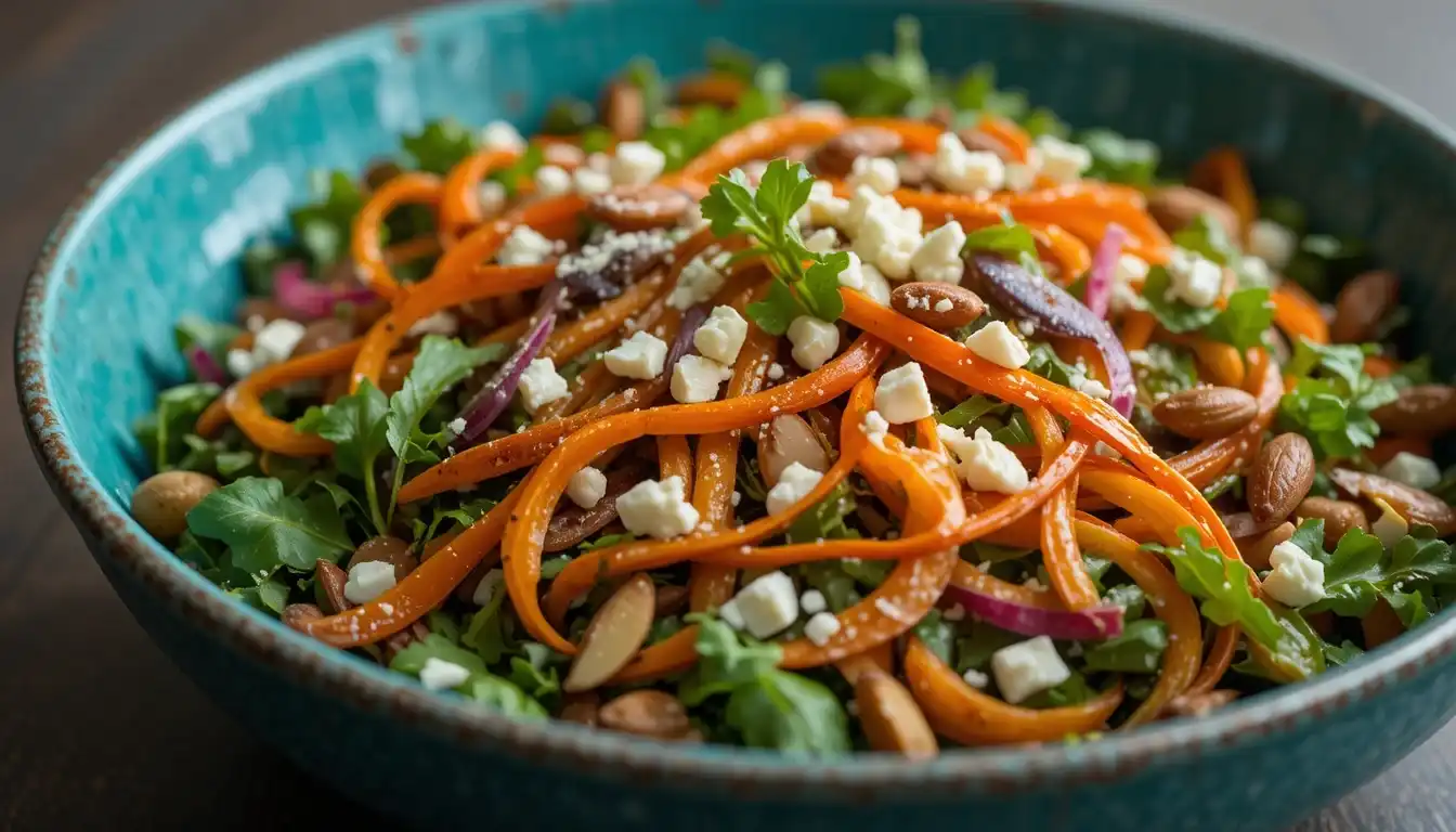 Healthy Maple-Roasted Carrot Pickle Salad