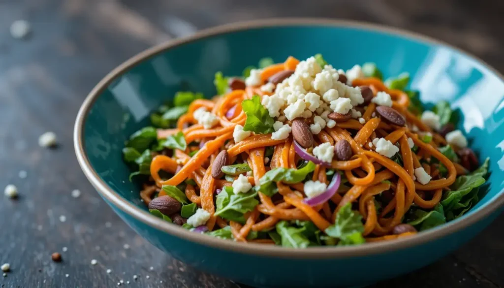 Healthy Maple-Roasted Carrot Pickle Salad 
