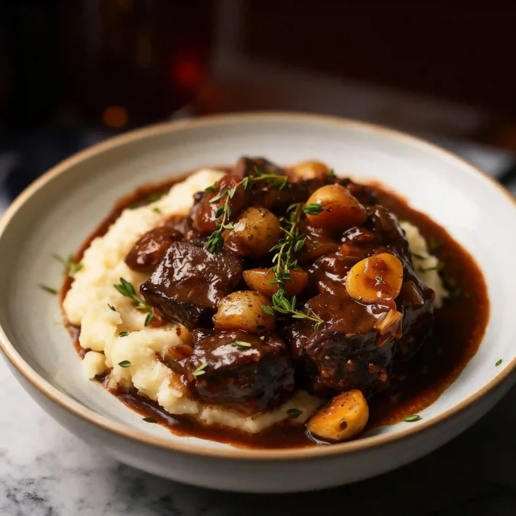 French Beef and Mushroom Stew
