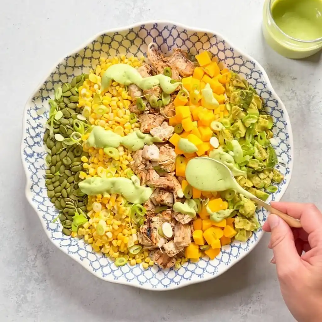 Chopped Mango Avocado Chicken Salad