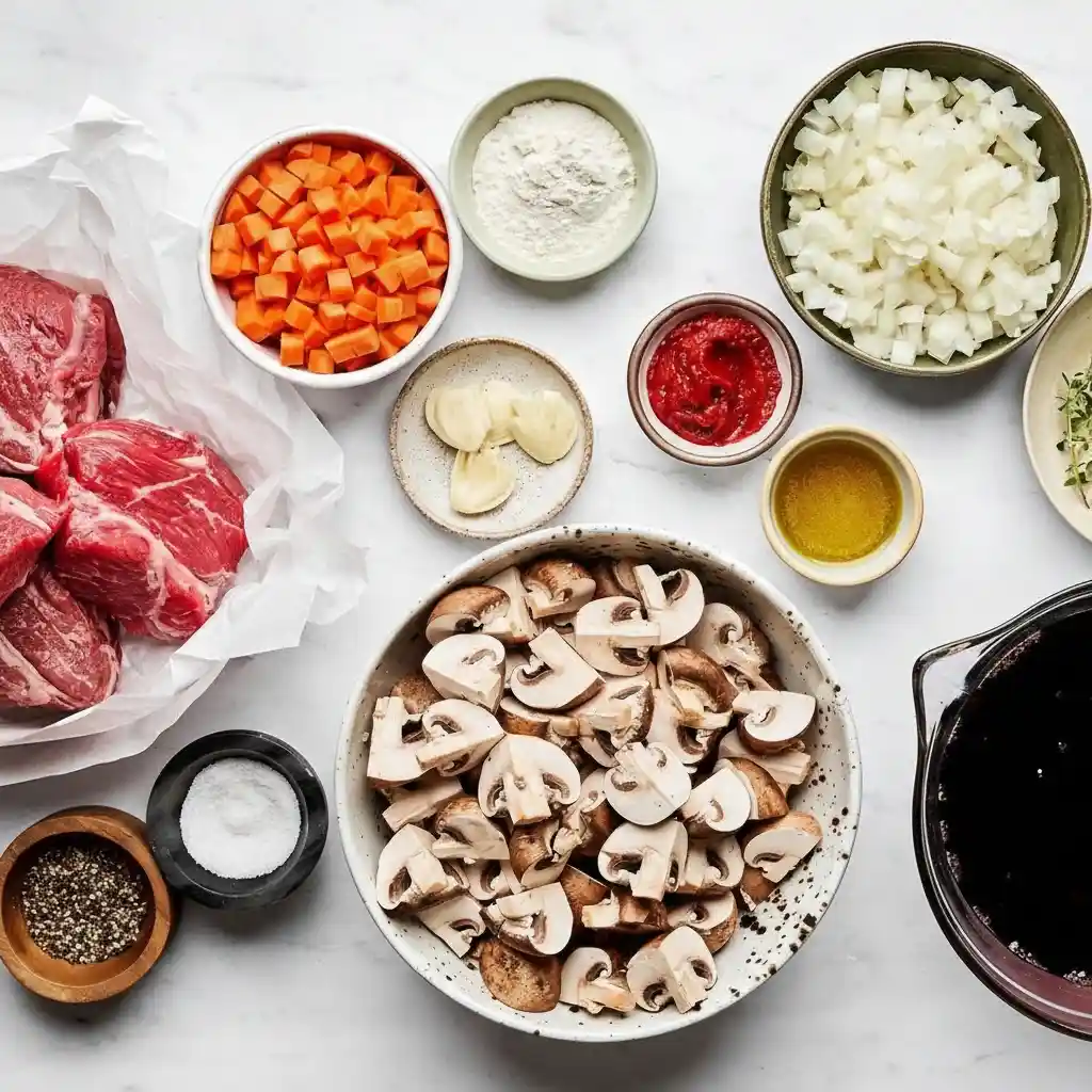 French Beef and Mushroom Stew