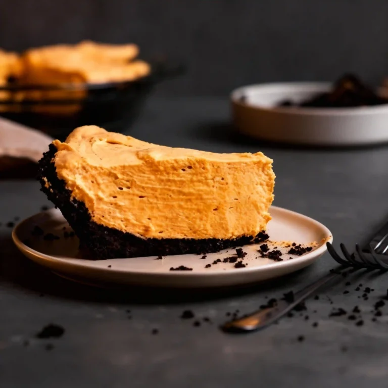Delicious Chocolate Oreo Pumpkin Whip Pie