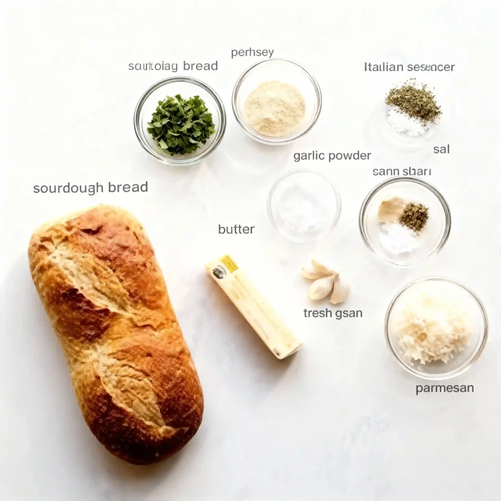 Garlic Herb Sourdough Bread