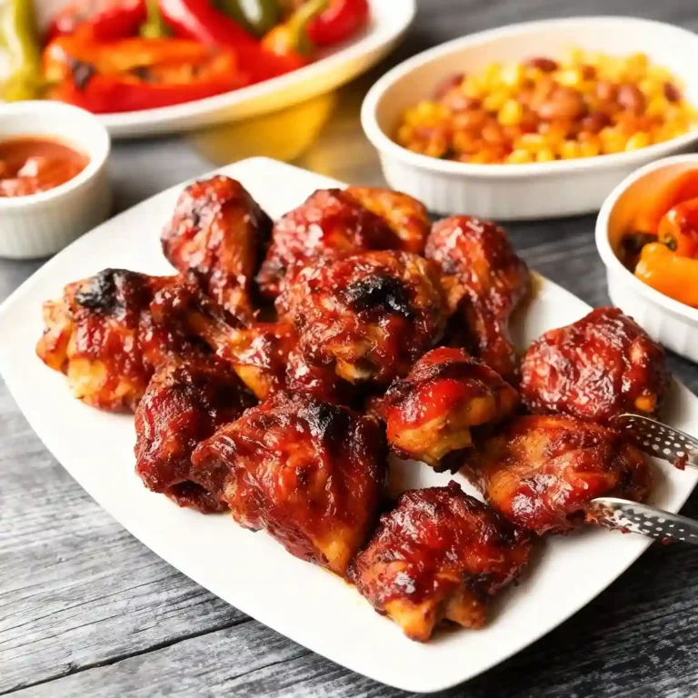 Sticky Honey Bourbon BBQ Chicken