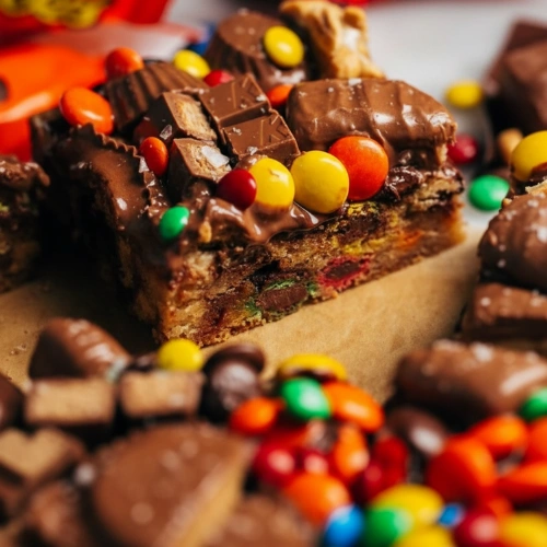 Leftover Candy Bar Bark 