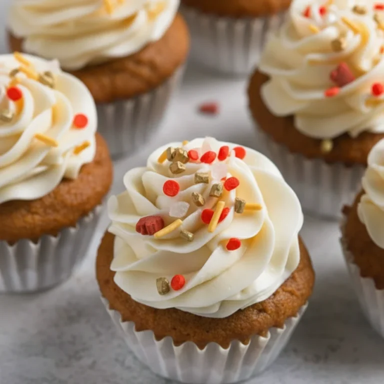 Pumpkin Cupcakes with Cream Cheese Frosting
