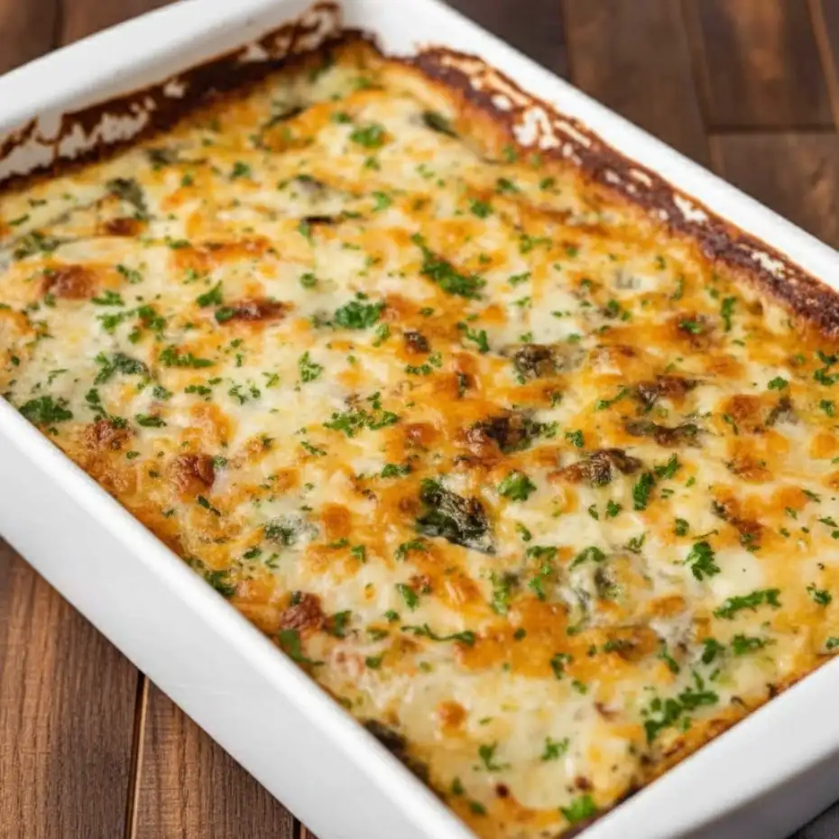 Spinach Artichoke Au Gratin Potatoes