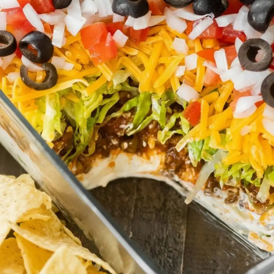 Creamy Layer Taco Dip