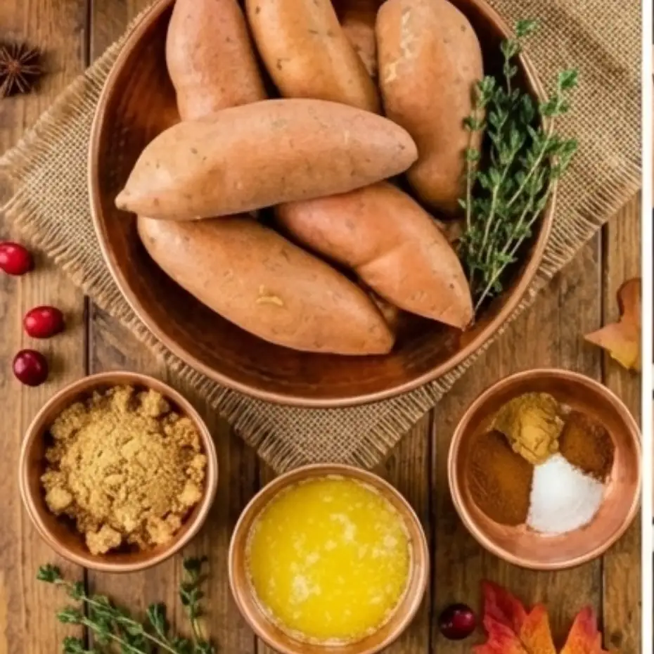 Candied Hasselback Sweet Potatoes