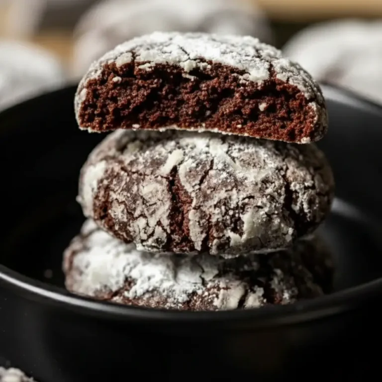 Chocolate Crinkle Cookies