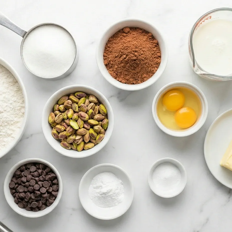 Chocolate Pistachio Biscotti