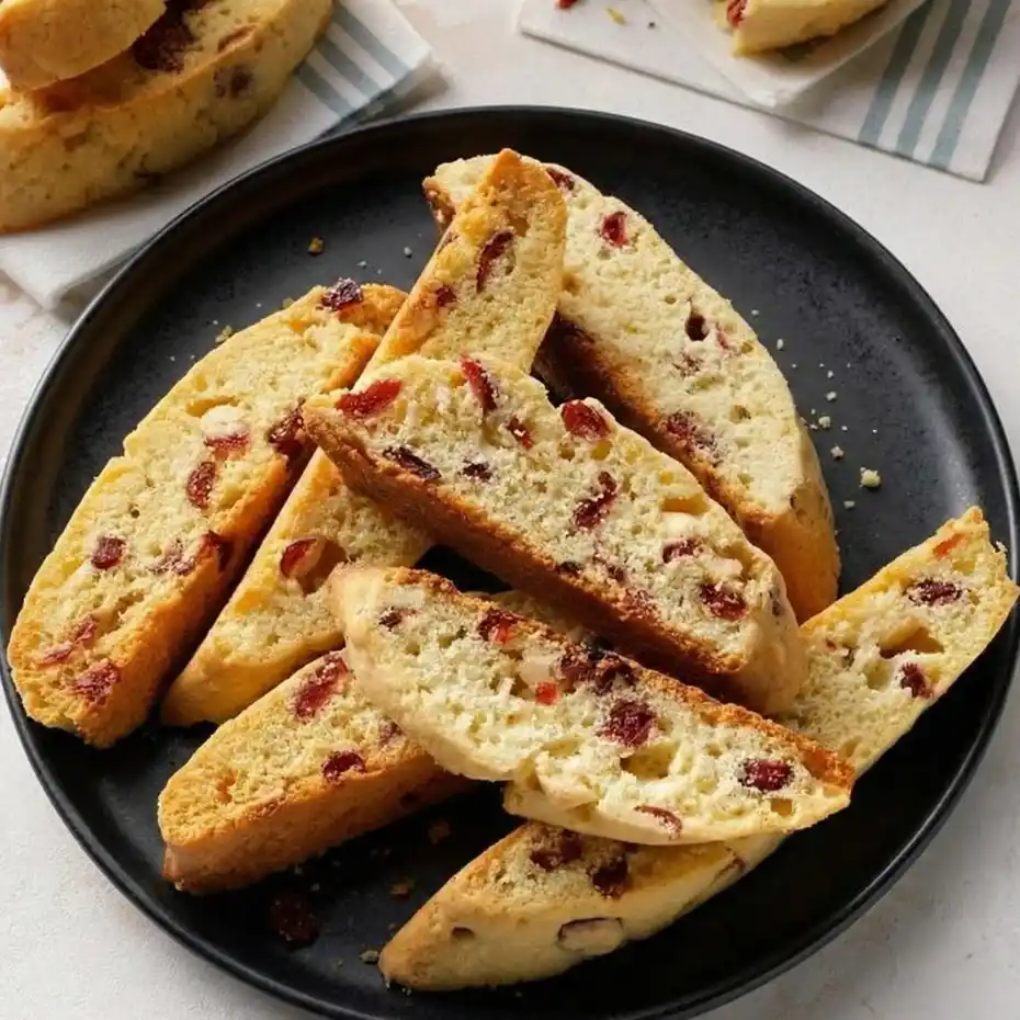 Cranberry-White Chocolate Almond Biscotti