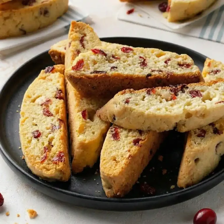 Cranberry-White Chocolate Almond Biscotti