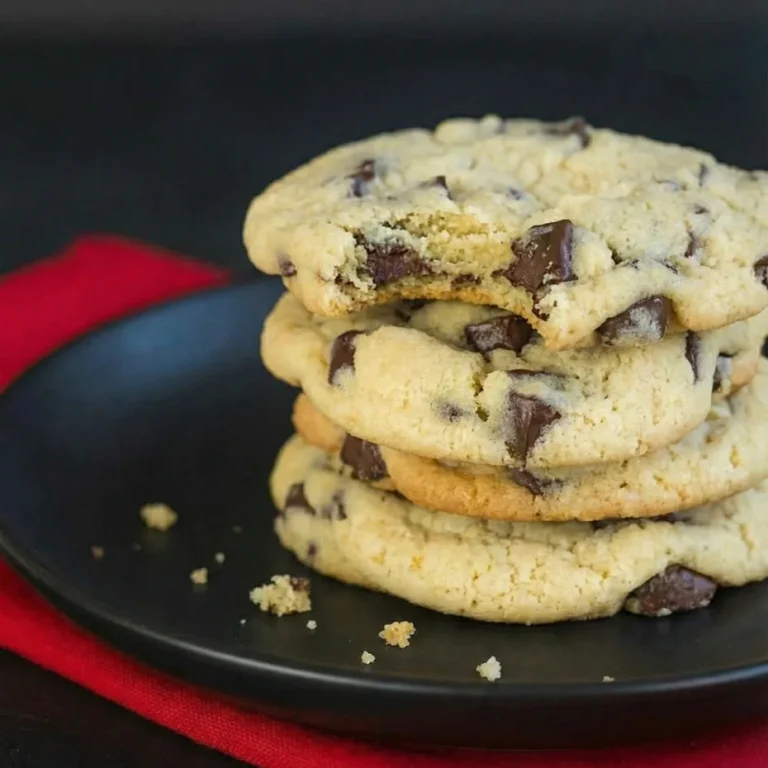 Dark Chocolate Chunk Eggnog Cookies