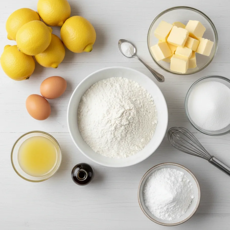 Lemon Crinkle Cookies