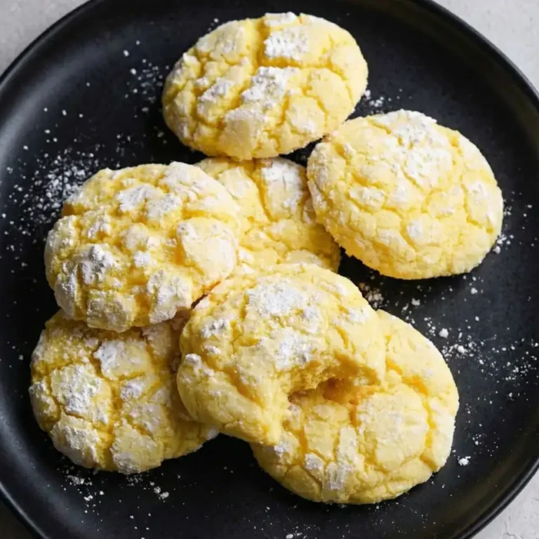 Lemon Crinkle Cookies