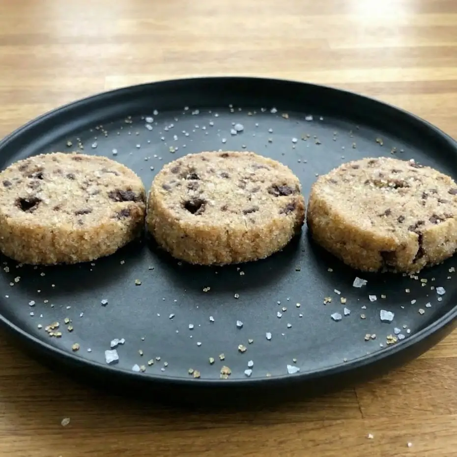 Salted Chocolate Shortbread Cookies