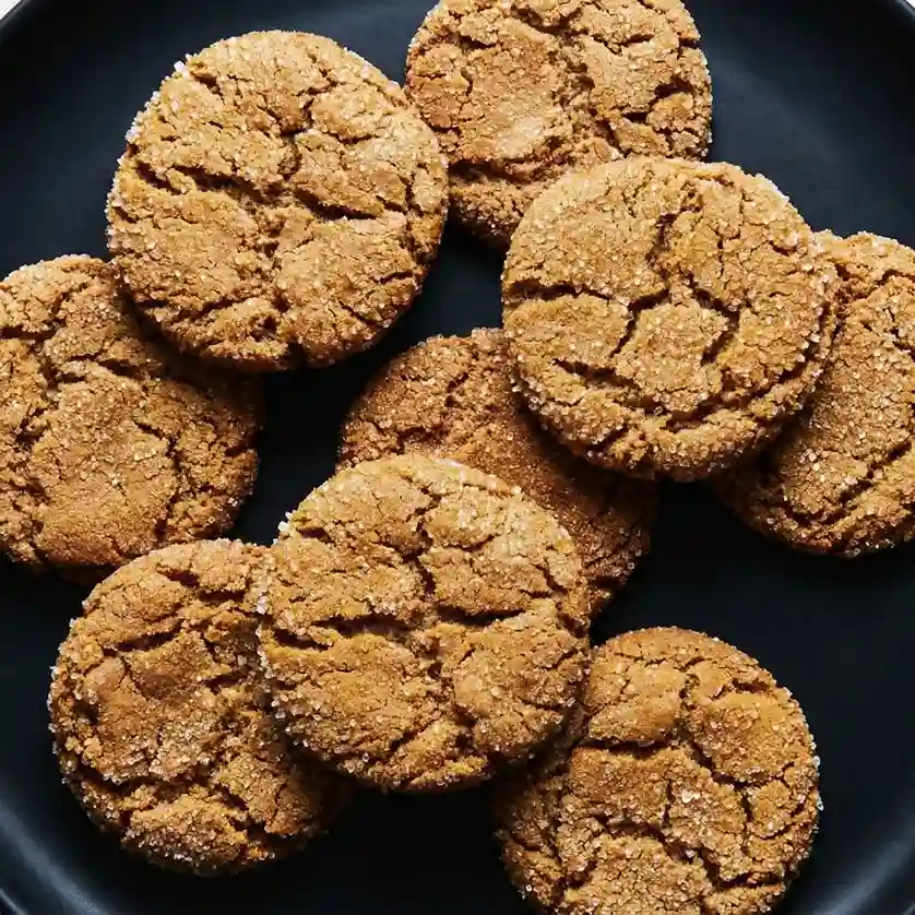 Soft and Chewy Molasses Spice Cookies