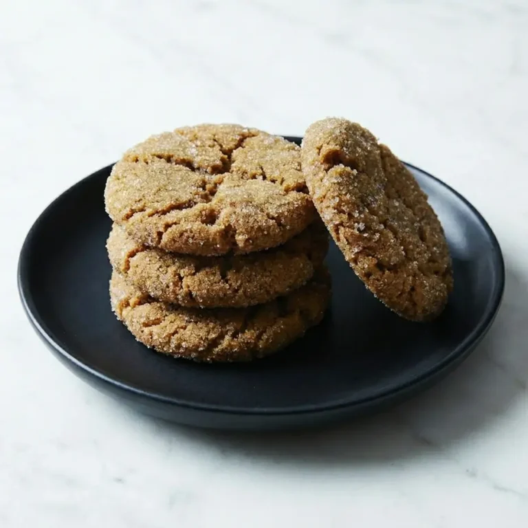 Soft and Chewy Molasses Spice Cookies