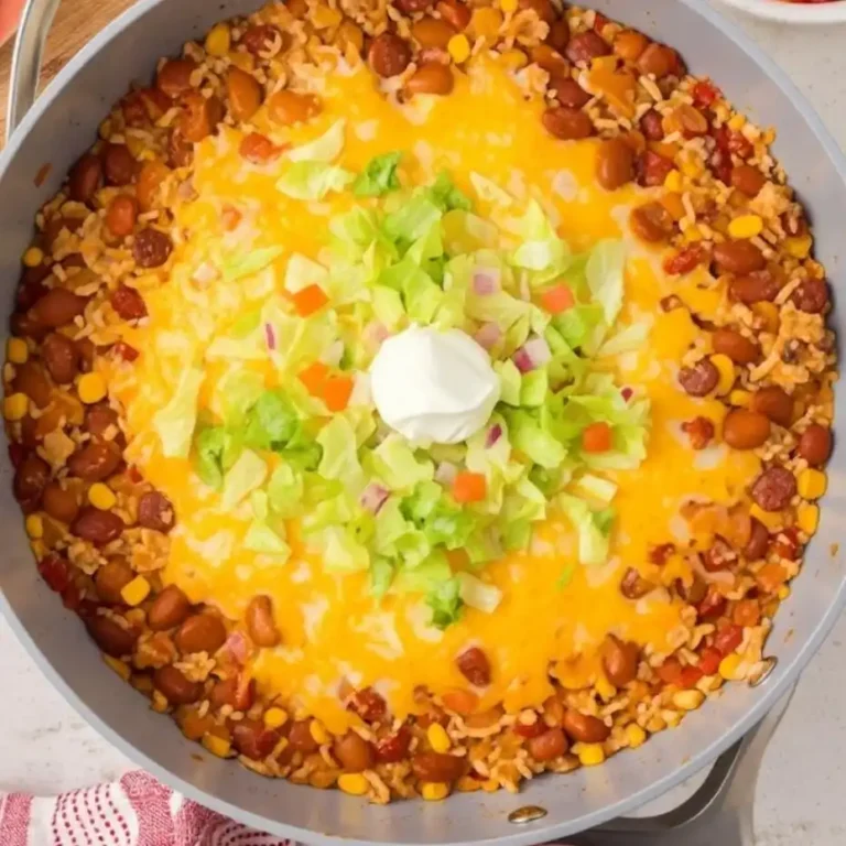 Turkey Taco Rice Skillet