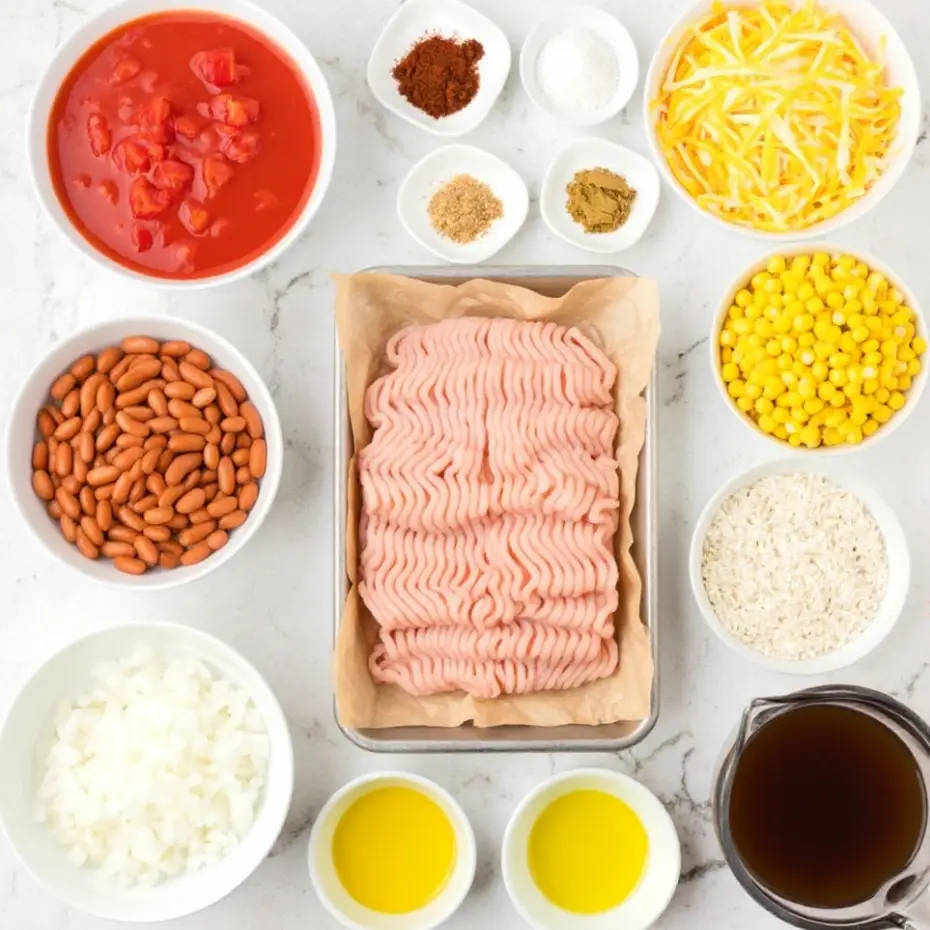 Turkey Taco Rice Skillet