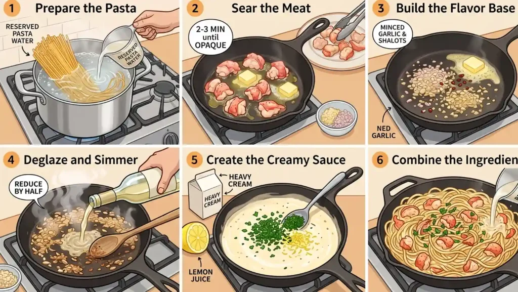 lobster pasta recipe