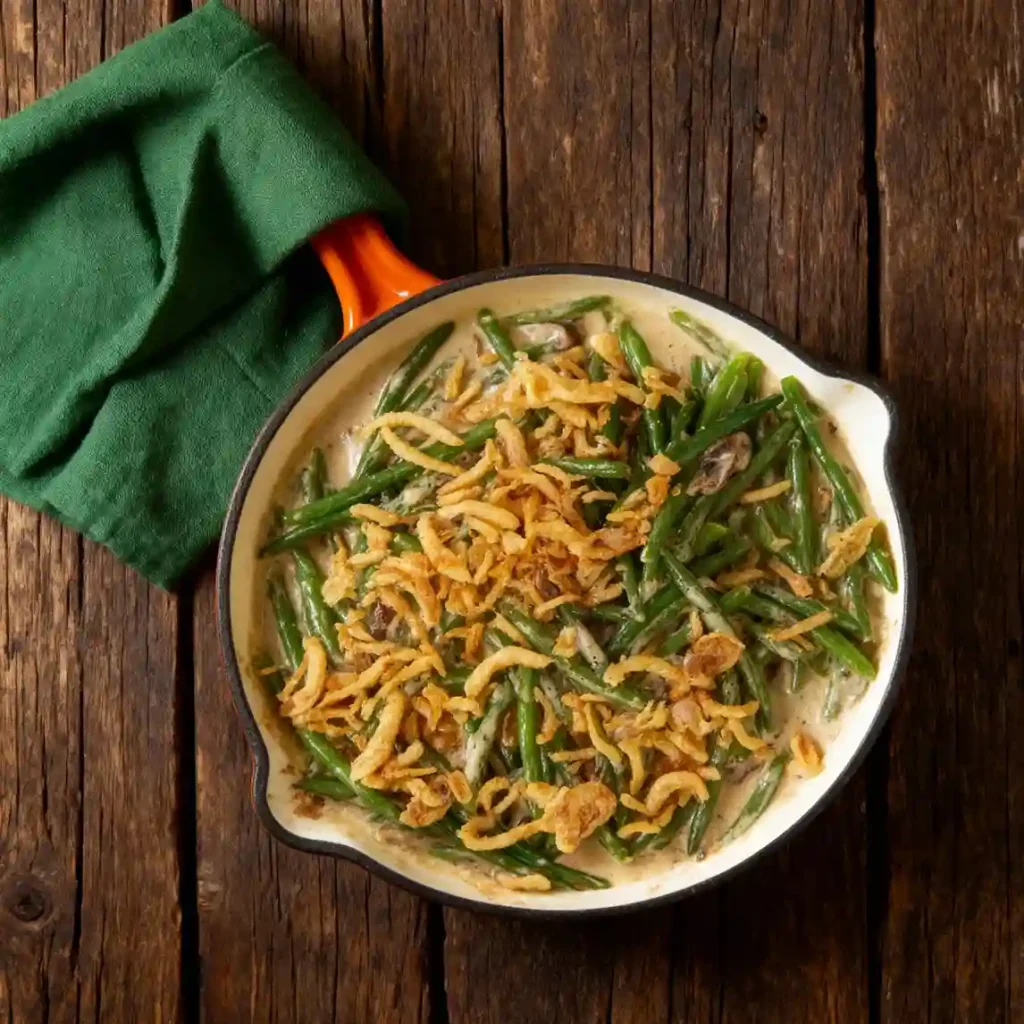Stovetop Green Bean Casserole