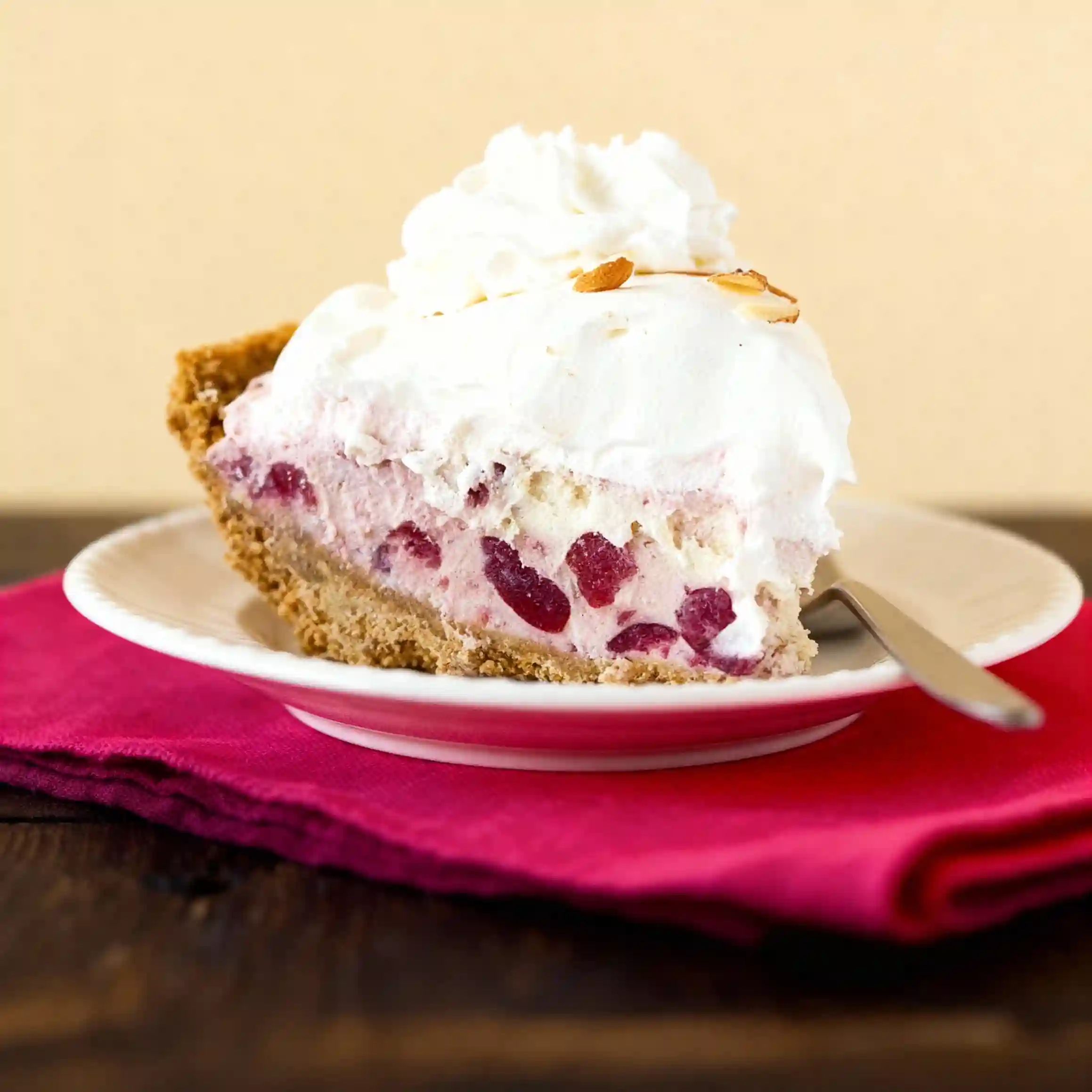 Cranberry Ice Cream Pie