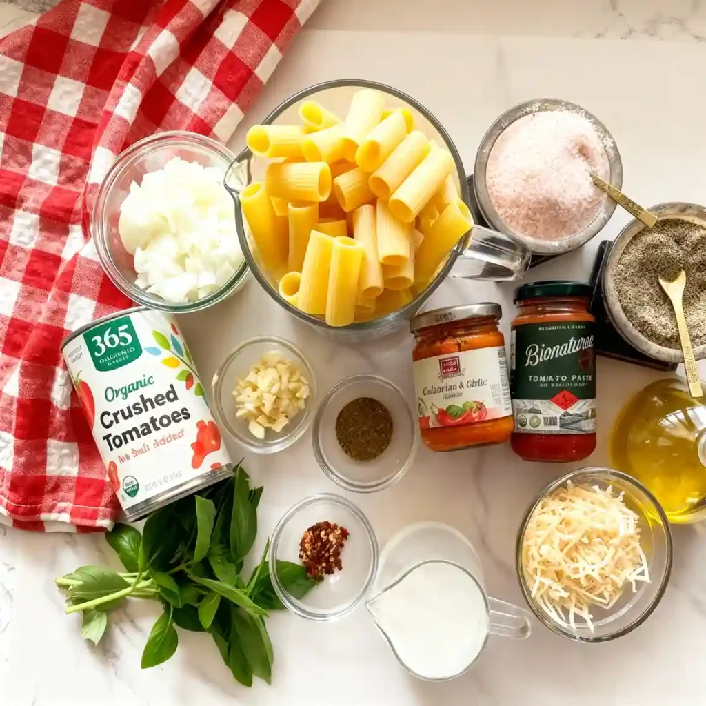 Spicy Rigatoni Pasta